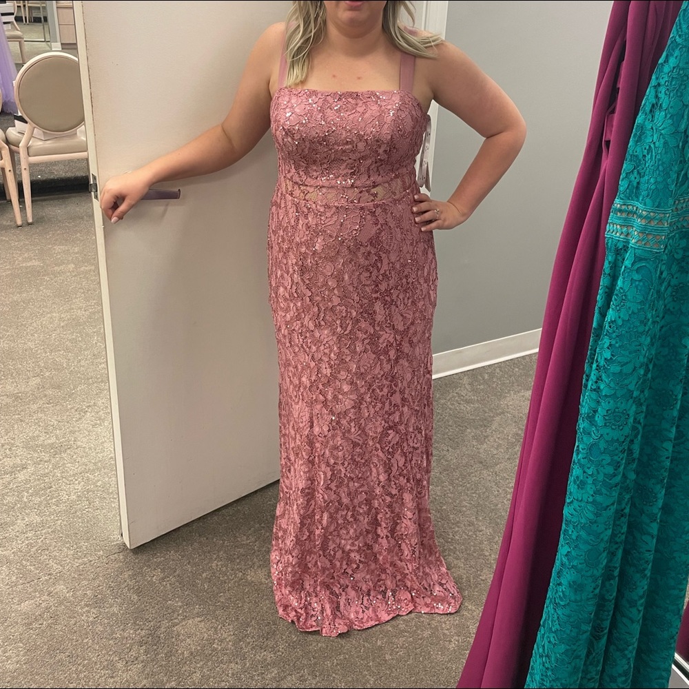 Pink formal dress